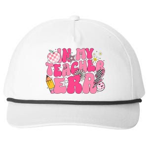 In My Teacher Era First Day Of School Back To School Snapback Five-Panel Rope Hat