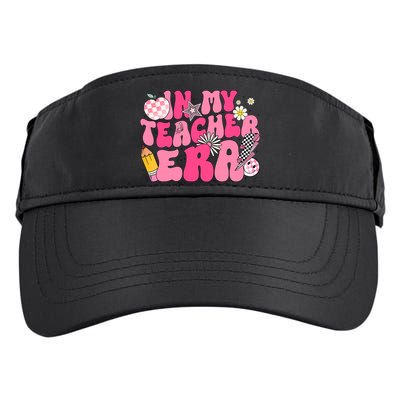 In My Teacher Era First Day Of School Back To School Adult Drive Performance Visor