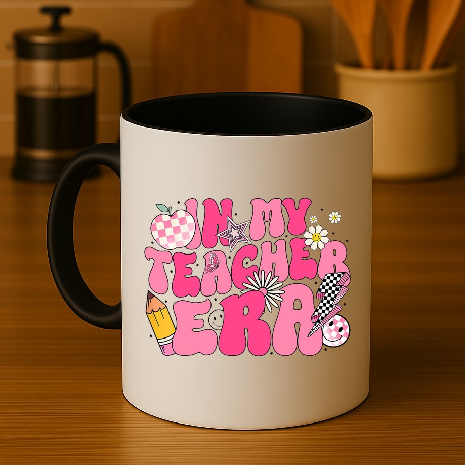 In My Teacher Era First Day Of School Back To School Mug