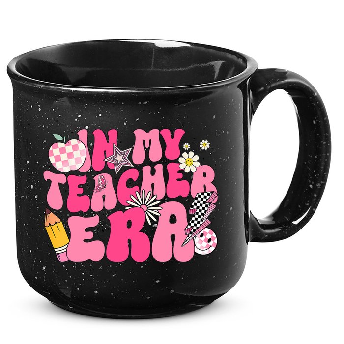 In My Teacher Era First Day Of School Back To School 15oz Campfire Ceramic Mug