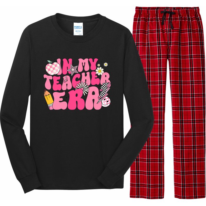 In My Teacher Era First Day Of School Back To School Long Sleeve Pajama Set