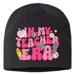 In My Teacher Era First Day Of School Back To School Sustainable Beanie