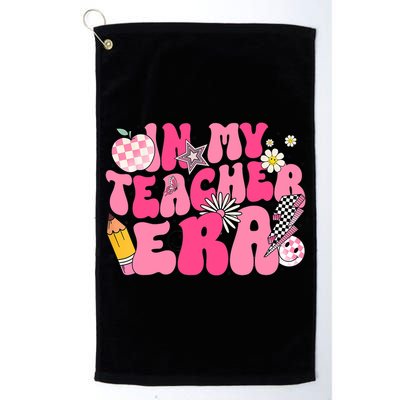 In My Teacher Era First Day Of School Back To School Golf Towel