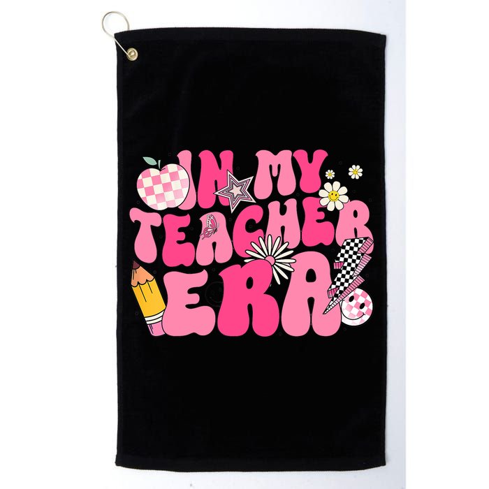 In My Teacher Era First Day Of School Back To School Golf Towel