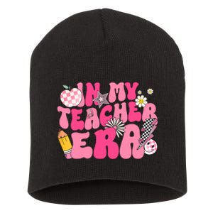 In My Teacher Era First Day Of School Back To School Short Acrylic Beanie