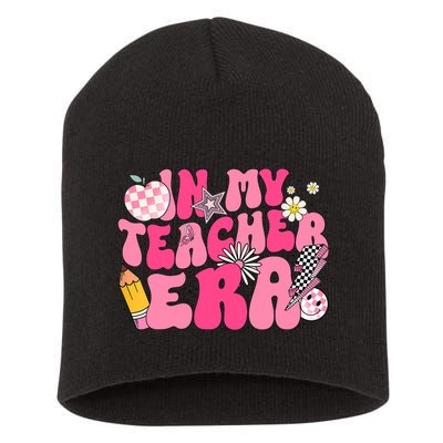 In My Teacher Era First Day Of School Back To School Short Acrylic Beanie