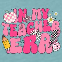 In My Teacher Era First Day Of School Back To School Sueded Cloud Jersey T-Shirt