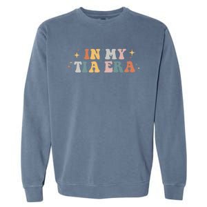 In My Tia Era Retro Groovy Funny Cool Aunt Auntie Club Premium Garment-Dyed Sweatshirt