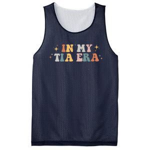 In My Tia Era Retro Groovy Funny Cool Aunt Auntie Club Premium Mesh Reversible Basketball Jersey Tank