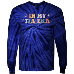 In My Tia Era Retro Groovy Funny Cool Aunt Auntie Club Premium Tie-Dye Long Sleeve Shirt