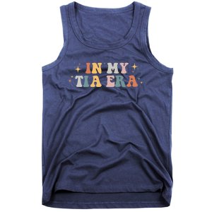 In My Tia Era Retro Groovy Funny Cool Aunt Auntie Club Premium Tank Top