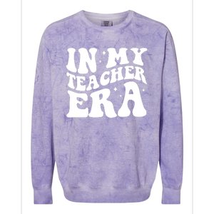 In My Teacher Era Colorblast Crewneck Sweatshirt