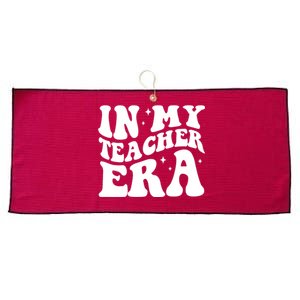 In My Teacher Era Large Microfiber Waffle Golf Towel