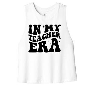 In My Teacher Era Women's Racerback Cropped Tank