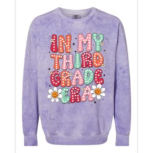 In My Third Grade Era 3rd Grade Girl Teacher Back To School Colorblast Crewneck Sweatshirt