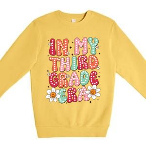 In My Third Grade Era 3rd Grade Girl Teacher Back To School Premium Crewneck Sweatshirt