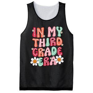 In My Third Grade Era 3rd Grade Girl Teacher Back To School Mesh Reversible Basketball Jersey Tank