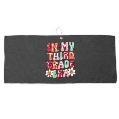 In My Third Grade Era 3rd Grade Girl Teacher Back To School Large Microfiber Waffle Golf Towel