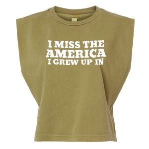 I Miss The America I Grew Up In Garment-Dyed Women's Muscle Tee