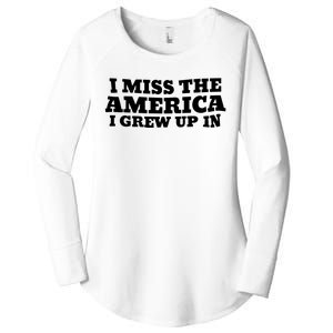 I Miss The America I Grew Up In Women's Perfect Tri Tunic Long Sleeve Shirt