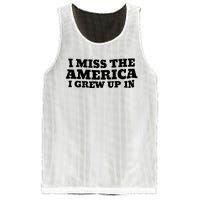 I Miss The America I Grew Up In Mesh Reversible Basketball Jersey Tank