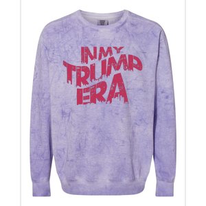 In My Trump Era Graphic Colorblast Crewneck Sweatshirt