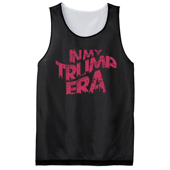 In My Trump Era Graphic Mesh Reversible Basketball Jersey Tank