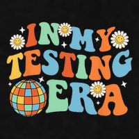 In My Testing Era Testing Day Ladies PosiCharge Tri-Blend Wicking Tank