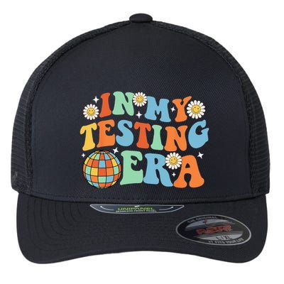 In My Testing Era Testing Day Flexfit Unipanel Trucker Cap