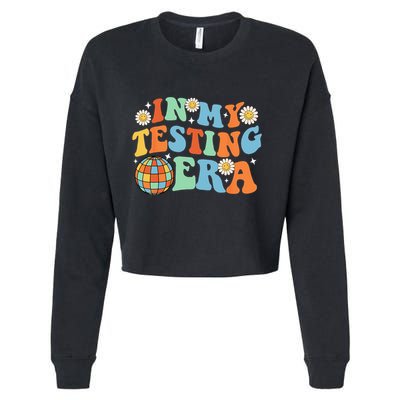 In My Testing Era Testing Day Cropped Pullover Crew