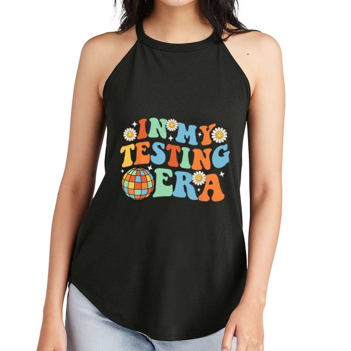 In My Testing Era Testing Day Women's Perfect Tri Rocker Tank