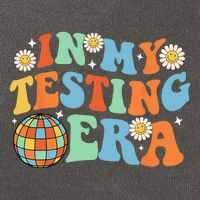 In My Testing Era Testing Day Cotton Canvas Backpack