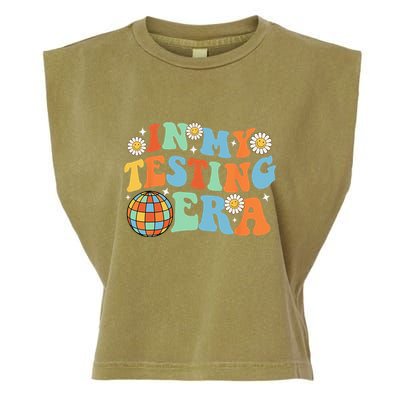 In My Testing Era Testing Day Garment-Dyed Women's Muscle Tee