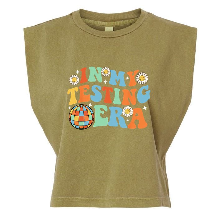In My Testing Era Testing Day Garment-Dyed Women's Muscle Tee