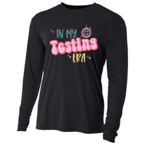 In My Testing Era Funny Testing Teacher Teaching Student Cooling Performance Long Sleeve Crew