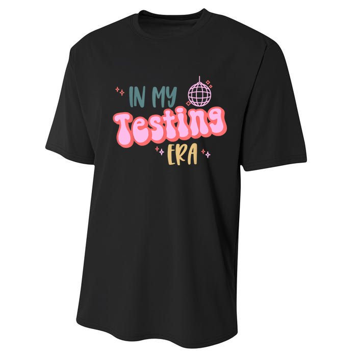 In My Testing Era Funny Testing Teacher Teaching Student Performance Sprint T-Shirt