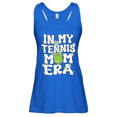 In My Tennis Mom Era Groovy Retro Mom Of Tennis Mama Great Gift Ladies Essential Flowy Tank