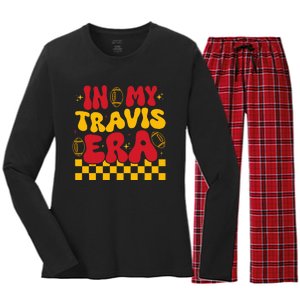 In My Travis Era Women's Long Sleeve Flannel Pajama Set 