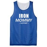 Iron Mommy Triathlon Mom Support Mother Gift Mesh Reversible Basketball Jersey Tank