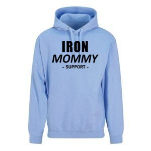 Iron Mommy Triathlon Mom Support Mother Gift Unisex Surf Hoodie