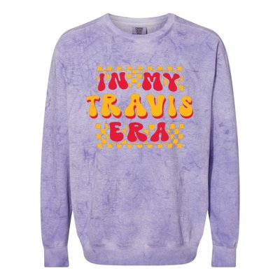 In My Travis Era Colorblast Crewneck Sweatshirt