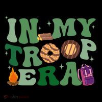 In My Troop Era Scout Cookies Scout Team Matching Gift Flat Bill Trucker Hat