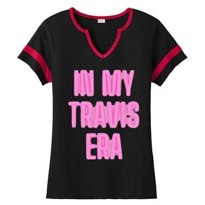 In My Travis Era Ladies Halftime Notch Neck Tee