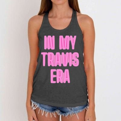 In My Travis Era Women's Knotted Racerback Tank