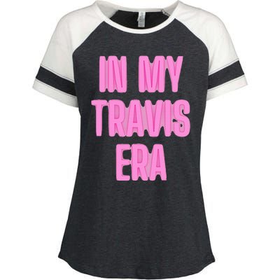 In My Travis Era Enza Ladies Jersey Colorblock Tee