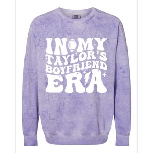 In My Taylors Boyfriend Era Go TaylorS Boyfriend Colorblast Crewneck Sweatshirt