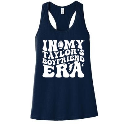 In My Taylors Boyfriend Era Go TaylorS Boyfriend Women's Racerback Tank