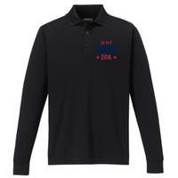 In My Trump Era Graphic Performance Long Sleeve Polo