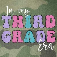 In My Third 3rd Grade Era Groovy Back To School Teacher Kids Legacy Tie Dye Trucker Hat