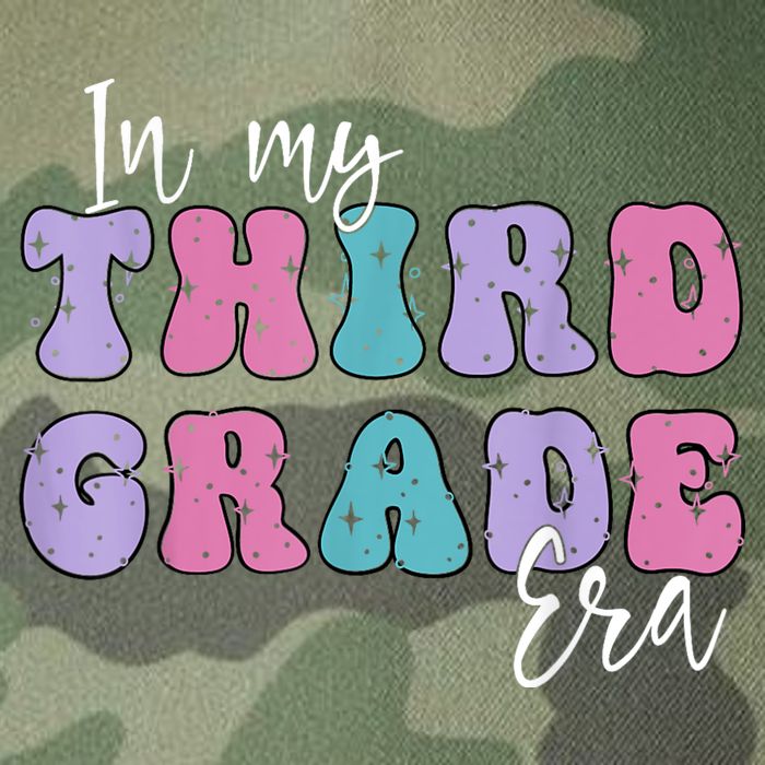 In My Third 3rd Grade Era Groovy Back To School Teacher Kids Legacy Tie Dye Trucker Hat